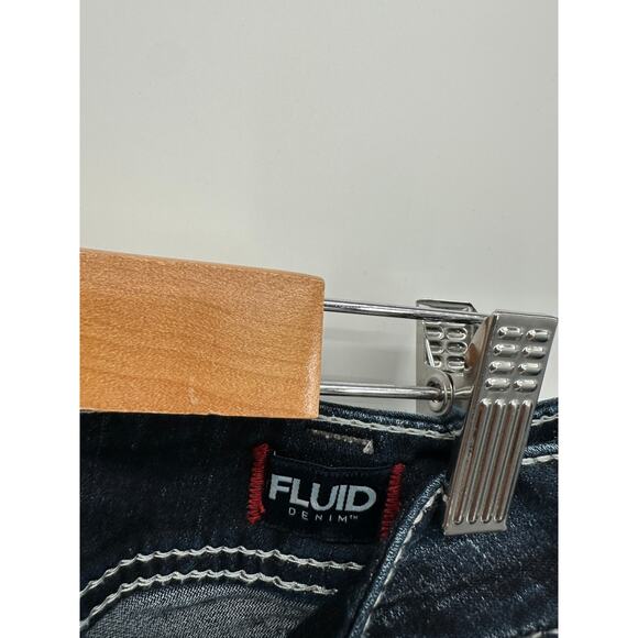 Silver Suki Mid Capri Denim Jeans Womens Size 33 Dark Wash High Waisted - Picture 7 of 9